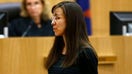 In her last chance to make a plea to jurors, the confessed killer asked for mercy for her family's sake.